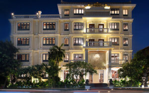 The Elephant Hotel in Siem Reap town is located behind Angkor High School