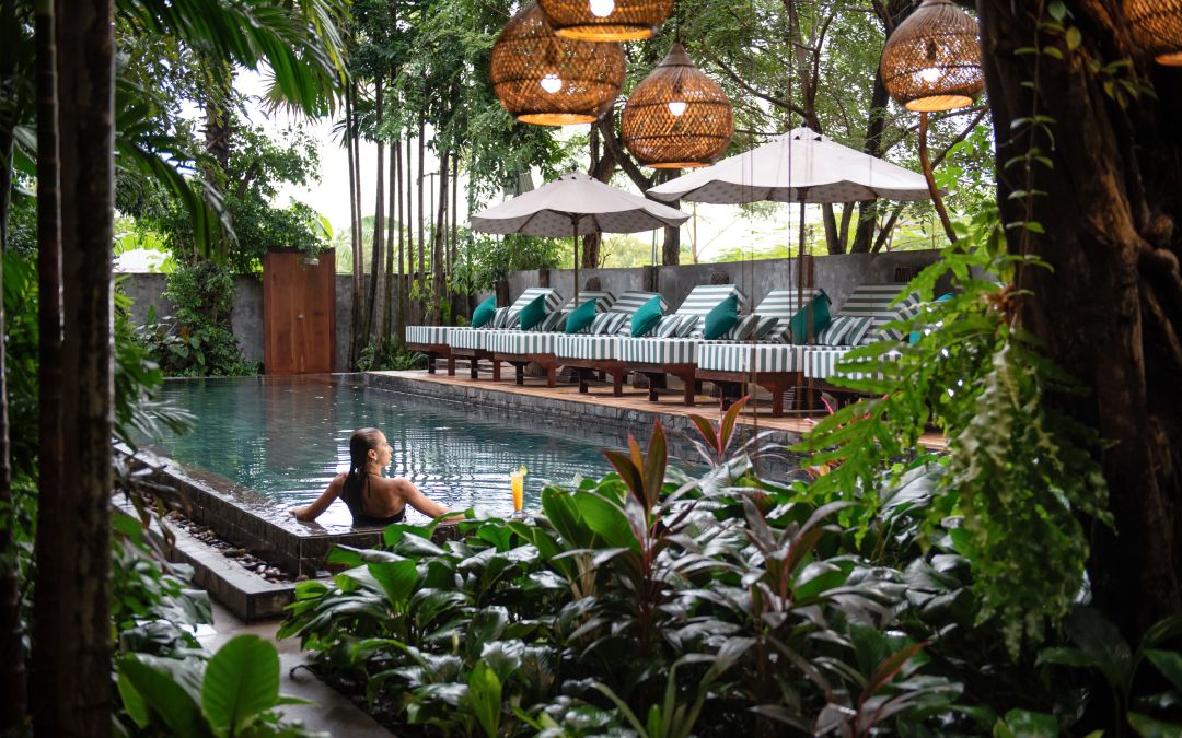 The Nature in Siem Reap Country Rd Wat Chork