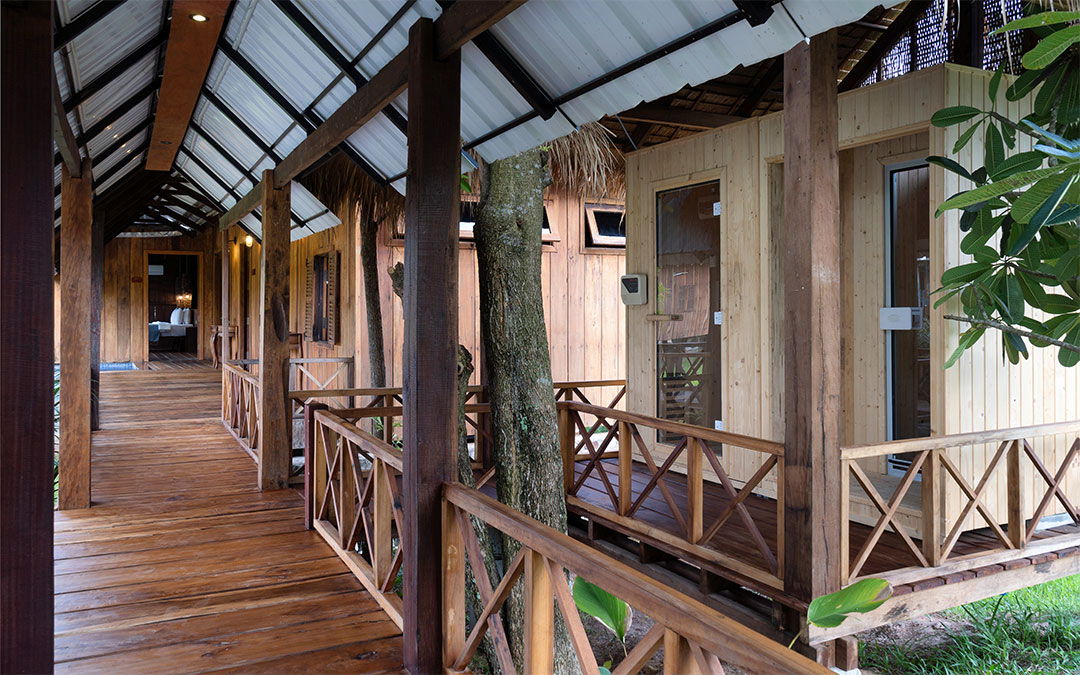 waterfall villa