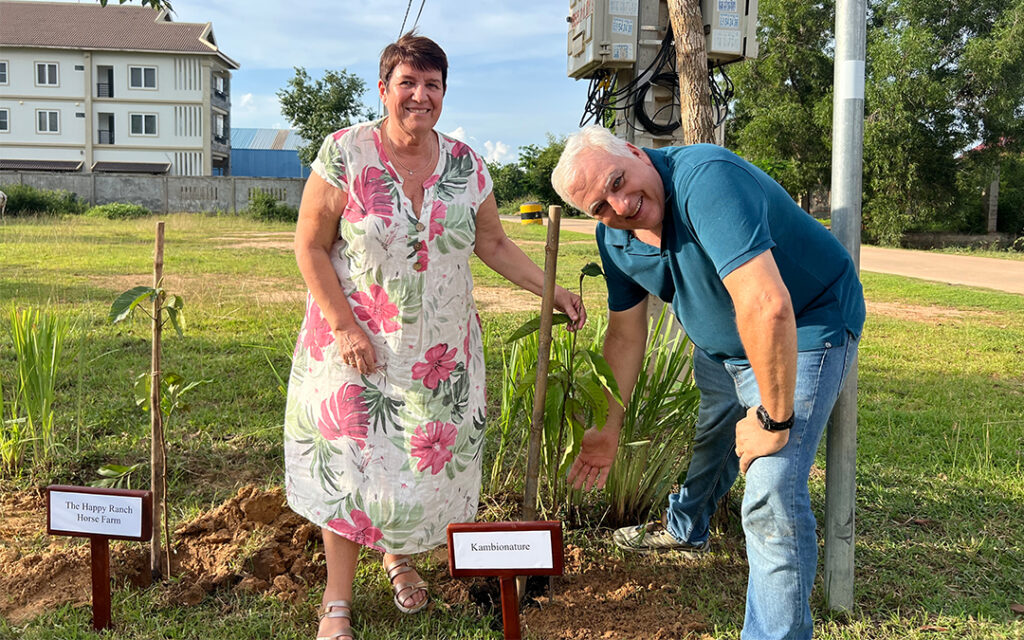 Kambio Nature Tree planting at Nature