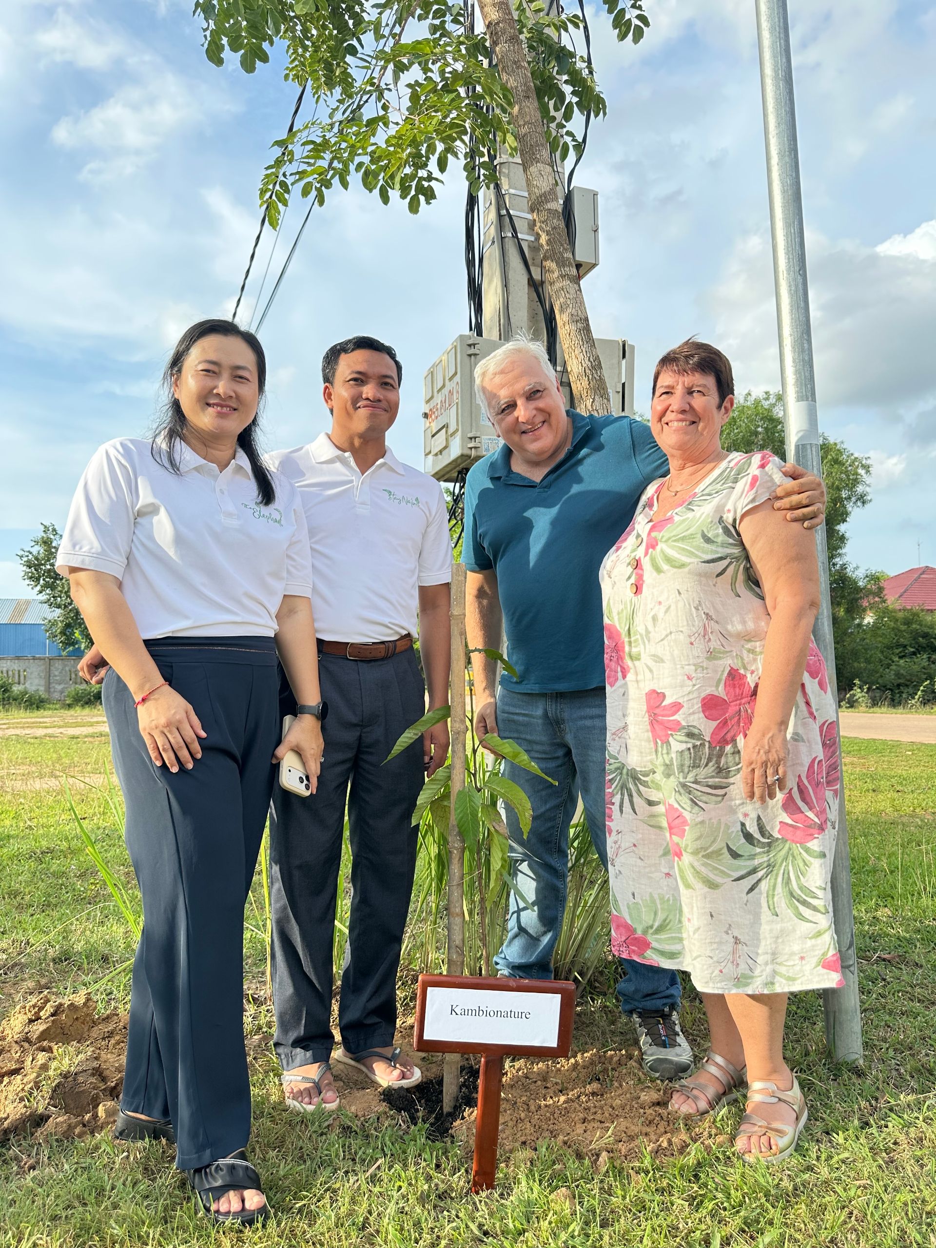 Kambio Nature Tree planting at Nature