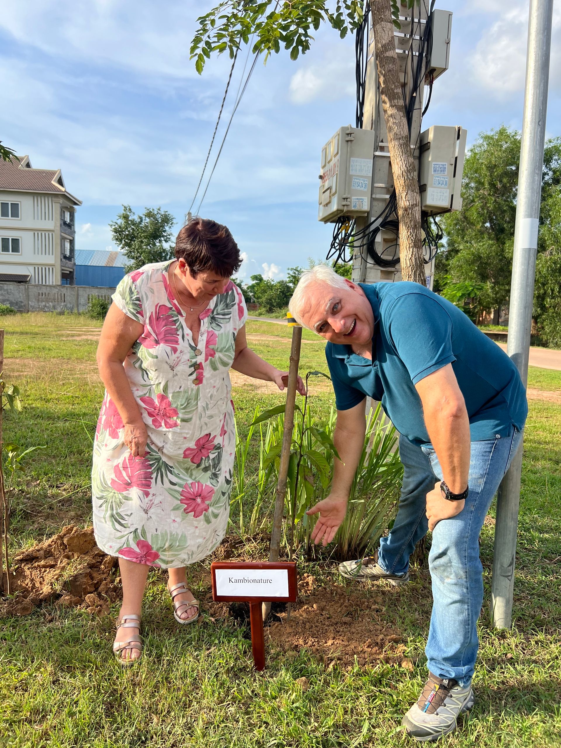 Kambio Nature Tree planting at Nature