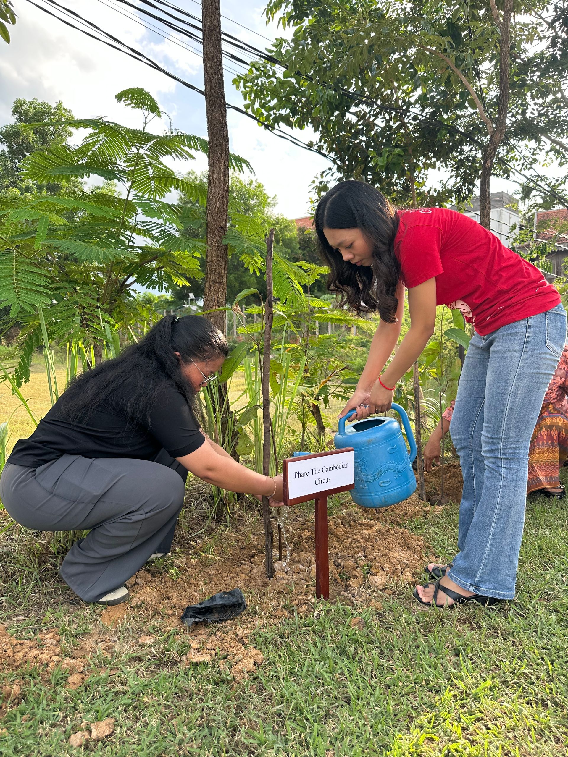 Phare The Cambodian Circus Tree planting At The Nature