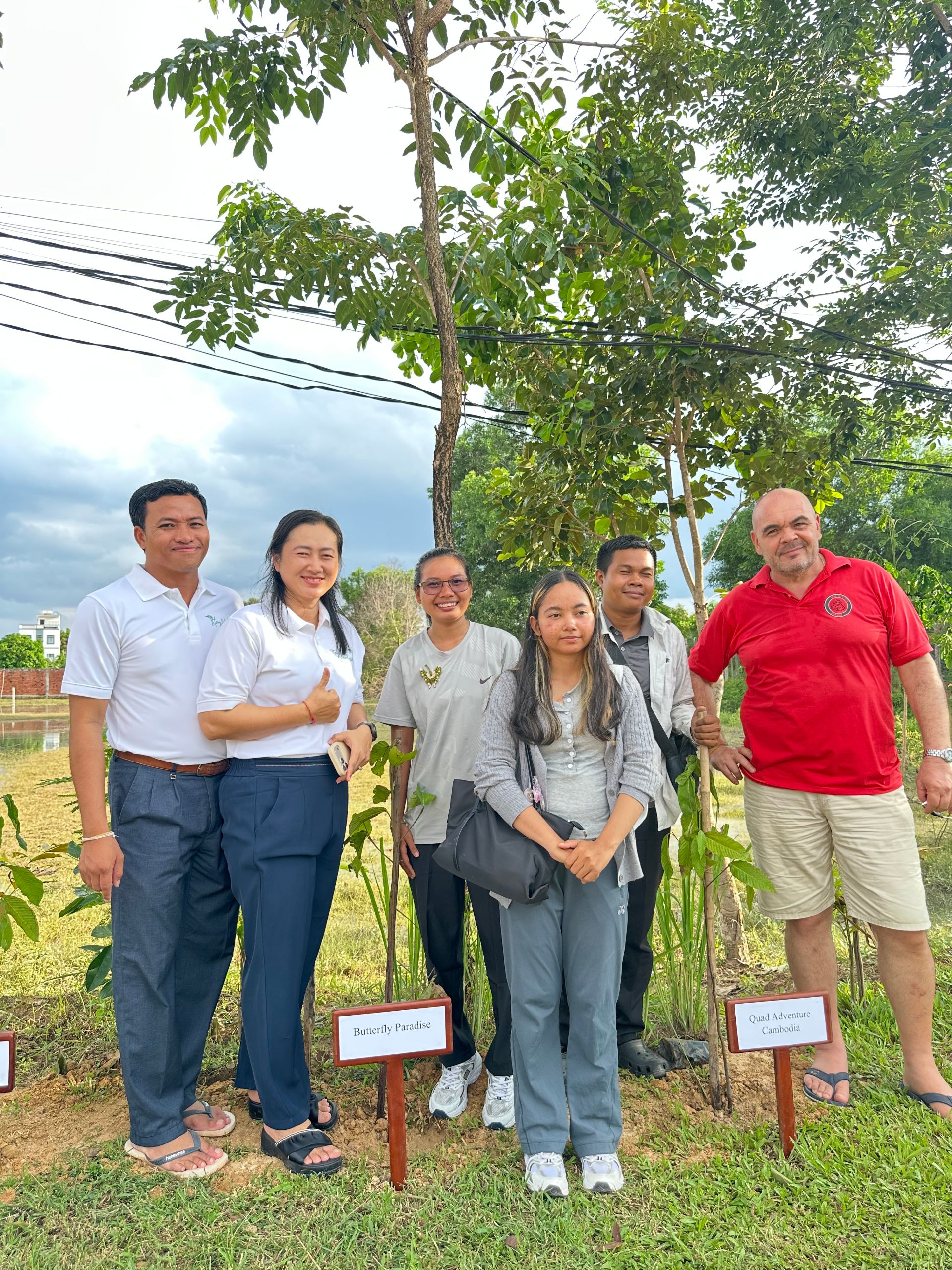 Quad Adventure Cambodia Tree Planting