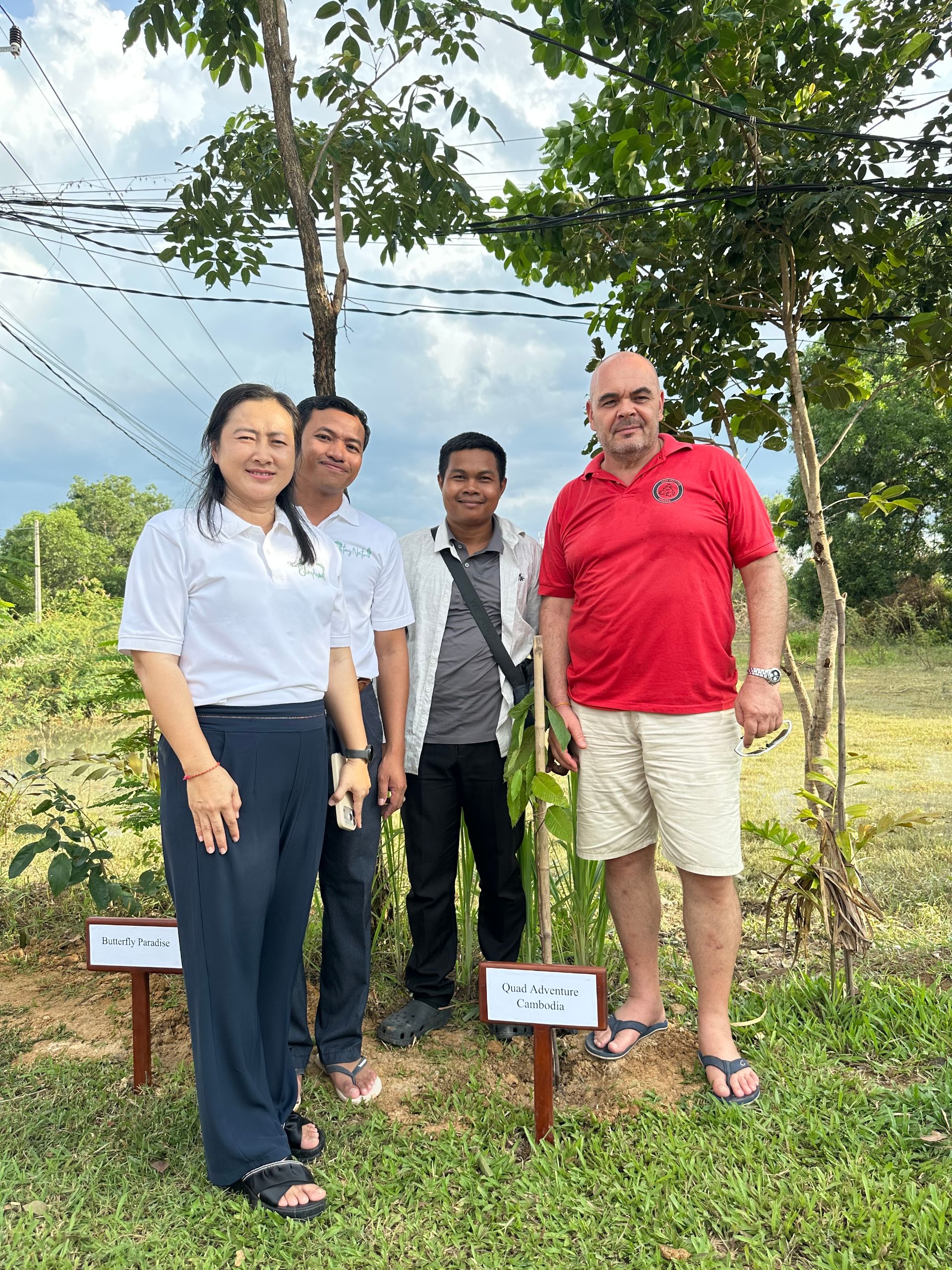 Quad Adventure Cambodia Tree Planting