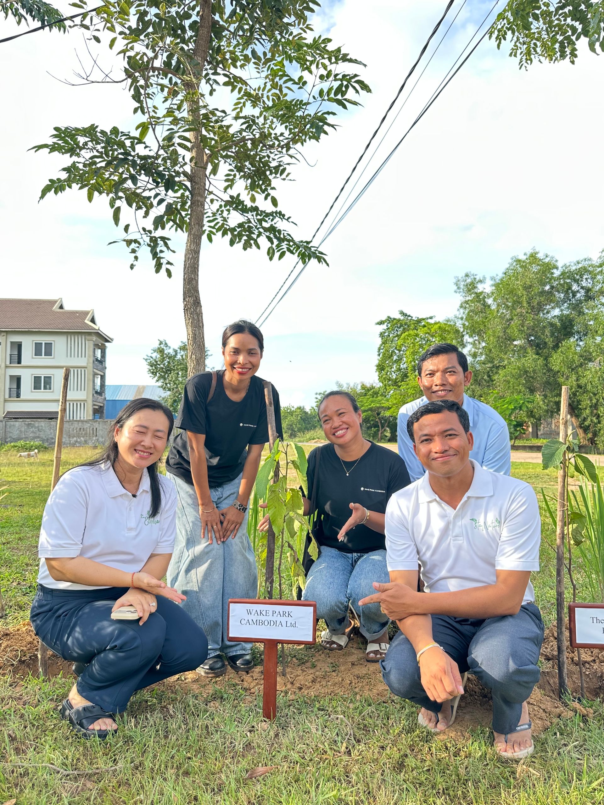 Wake Park Cambodia Tree Planting